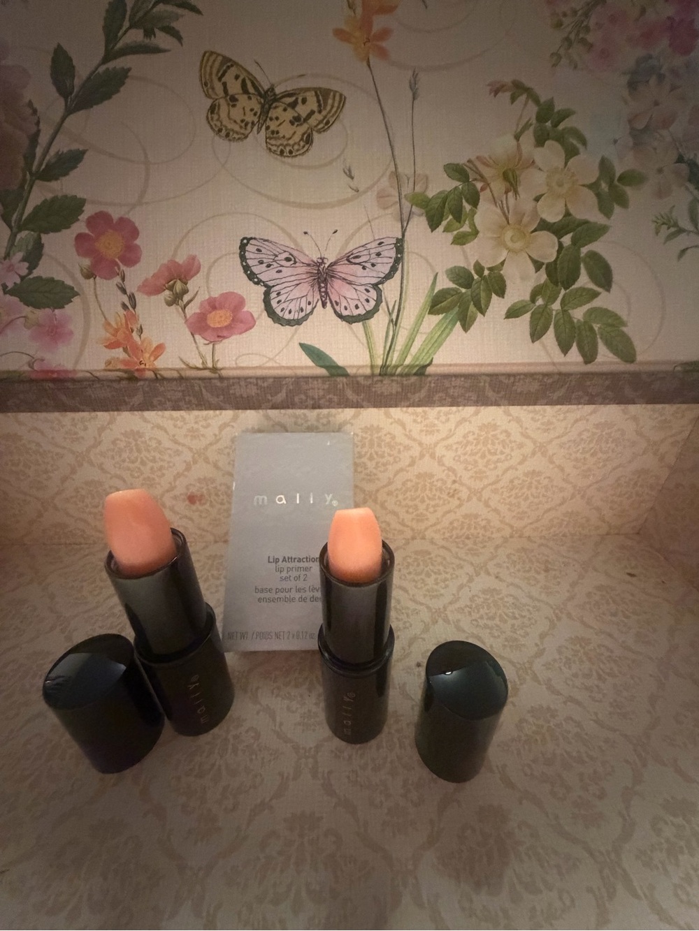 Mally Lip Attraction Lip Primer Set Of 2 (0.12oz / 3.3g) NEW